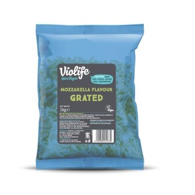 Vegetable cheese Mozzarella, grated, VIOLIFE, 1 kg
